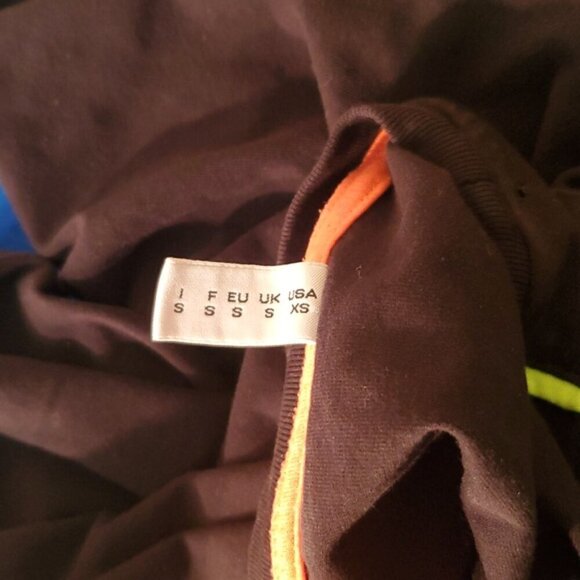 Moschino Swim Neon Stripe Accent T Shirt in Black size XS - Picture 11 of 13